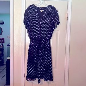 Dress Barn Polka-dot Dress